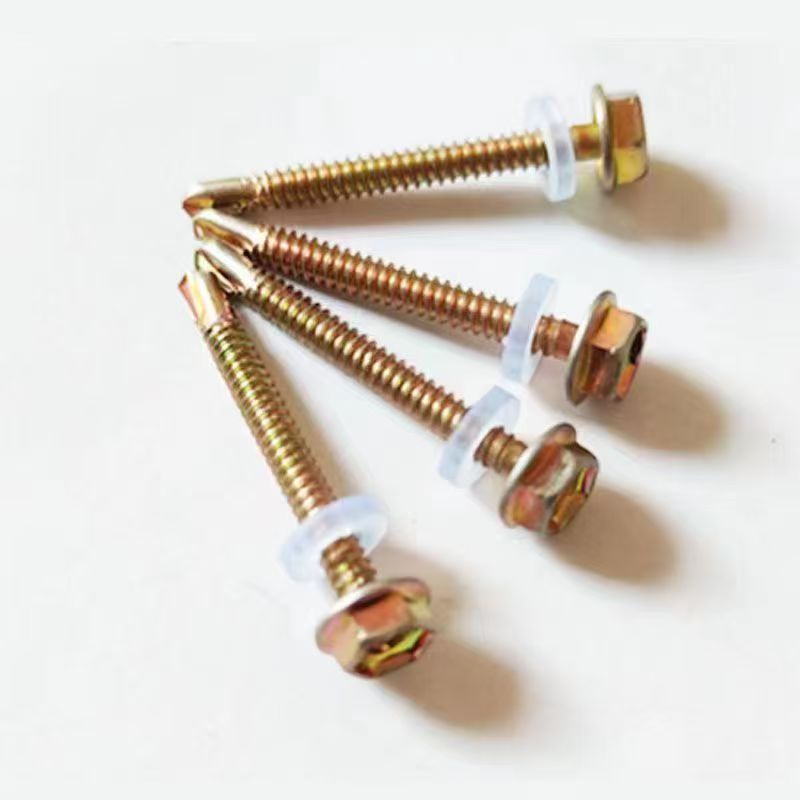 Colored galvanized hexagonal drill tail wire