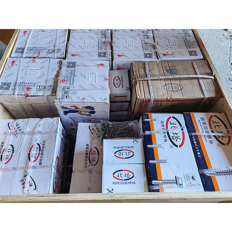 Handan Zitai Fasteners: Multiple types of fastener products shipped in bulk to Singapore.