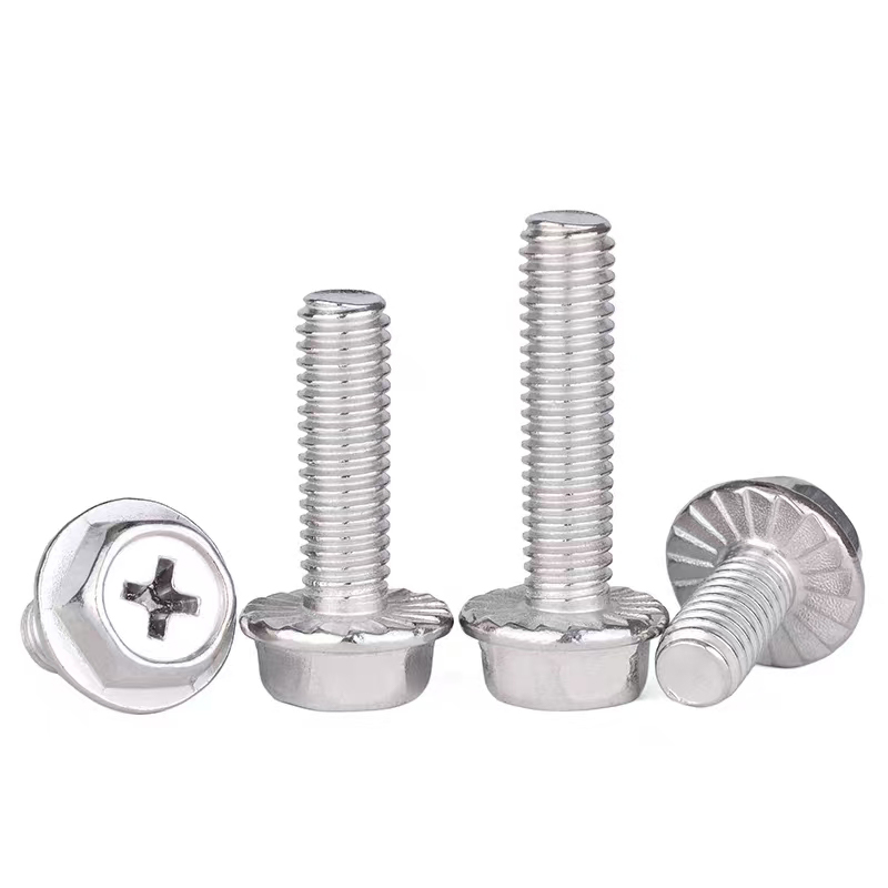 Cargols de brida de zinc electroplats