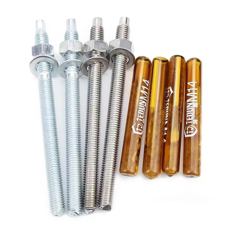 Electrogalvanized chemical bolts