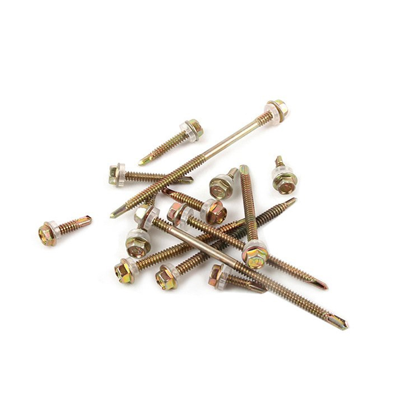 Colored galvanized hexagonal drill tail wire
