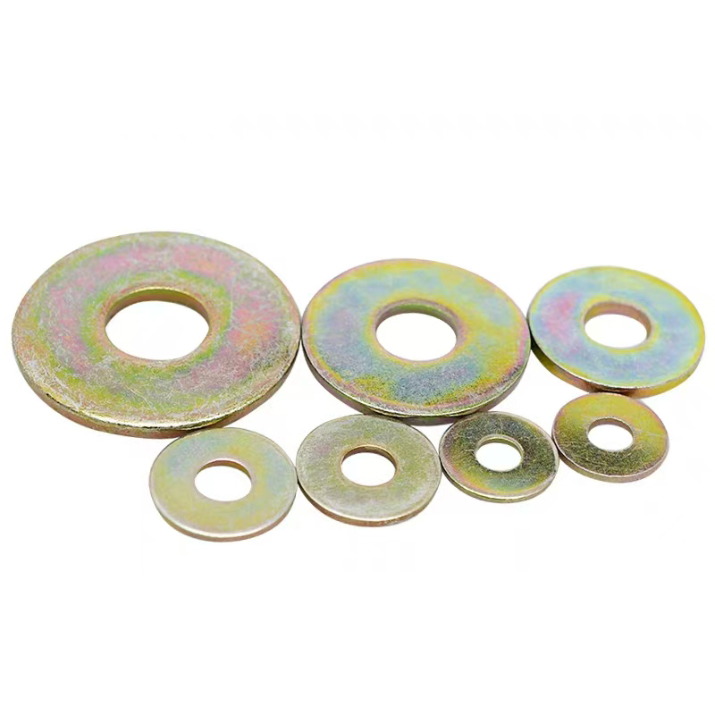 Colored zinc-plated gaskets