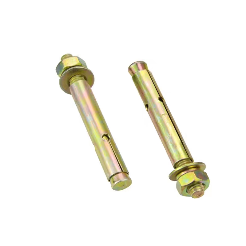 Colored zinc-plated expansion bolts