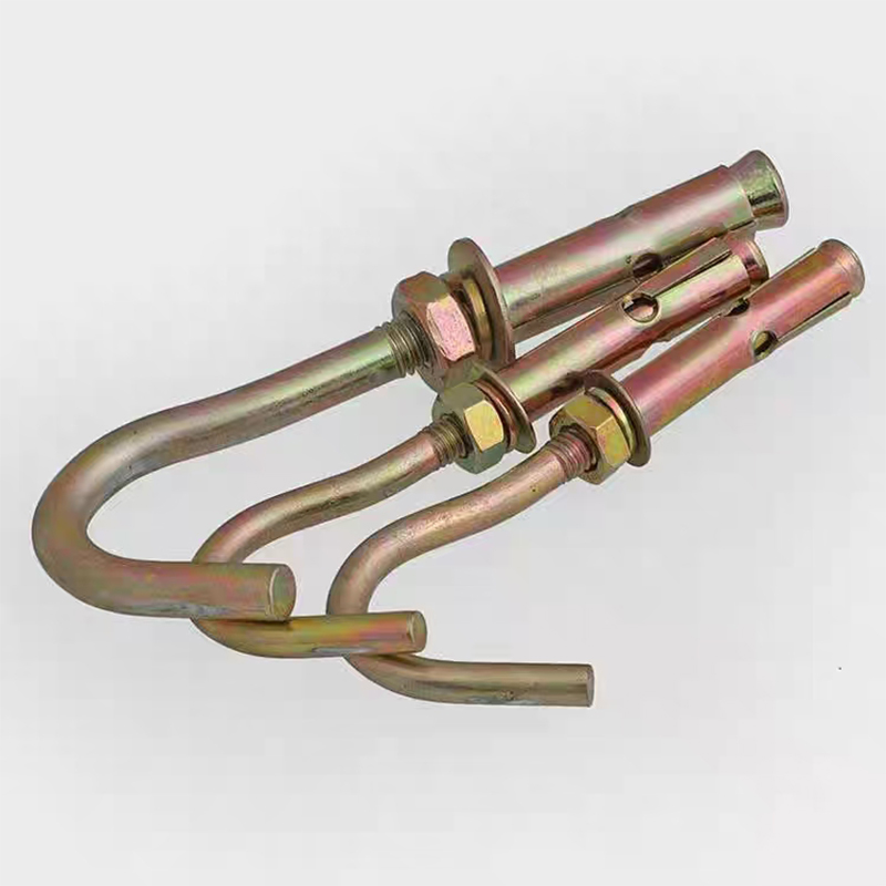 Colored zinc-plated expansion hook