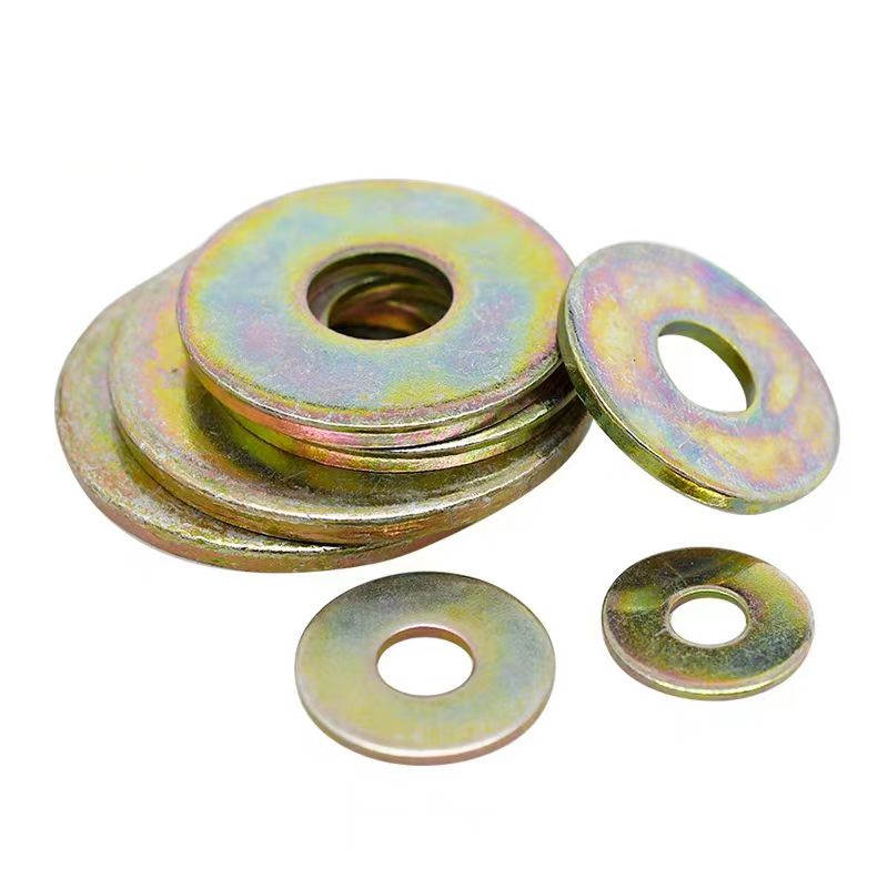 Colored zinc-plated gaskets