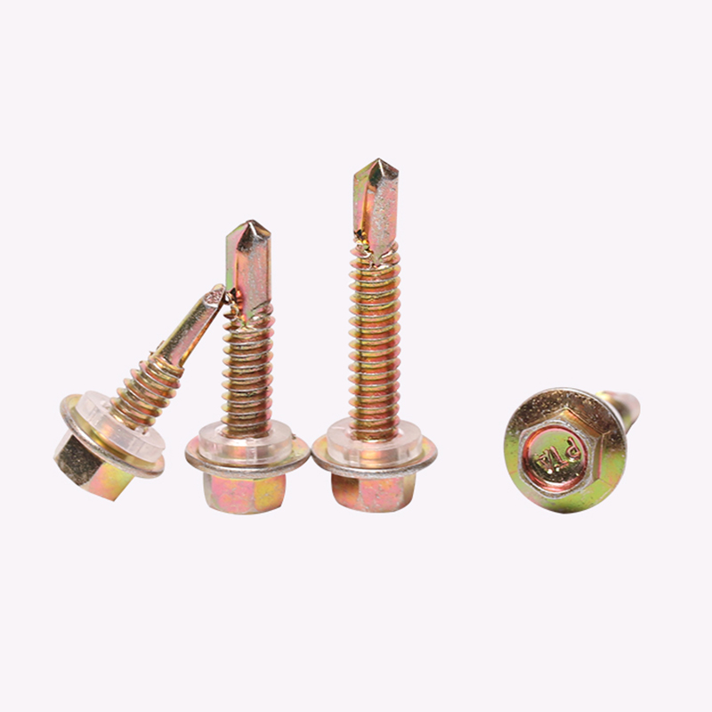 Colored galvanized hexagonal drill tail wire