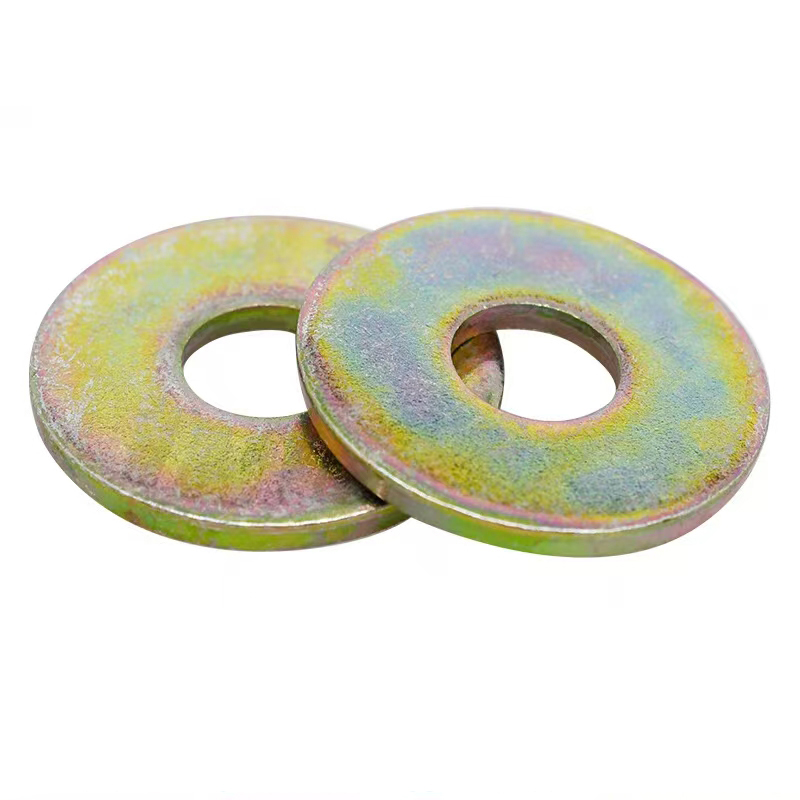 Colored zinc-plated gaskets