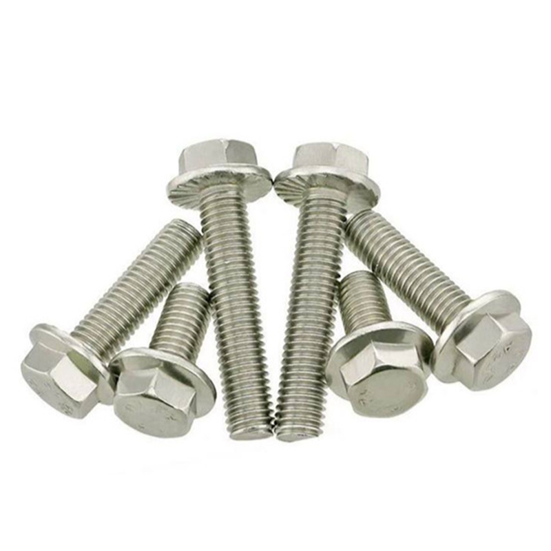 Cargols de brida de zinc electroplats
