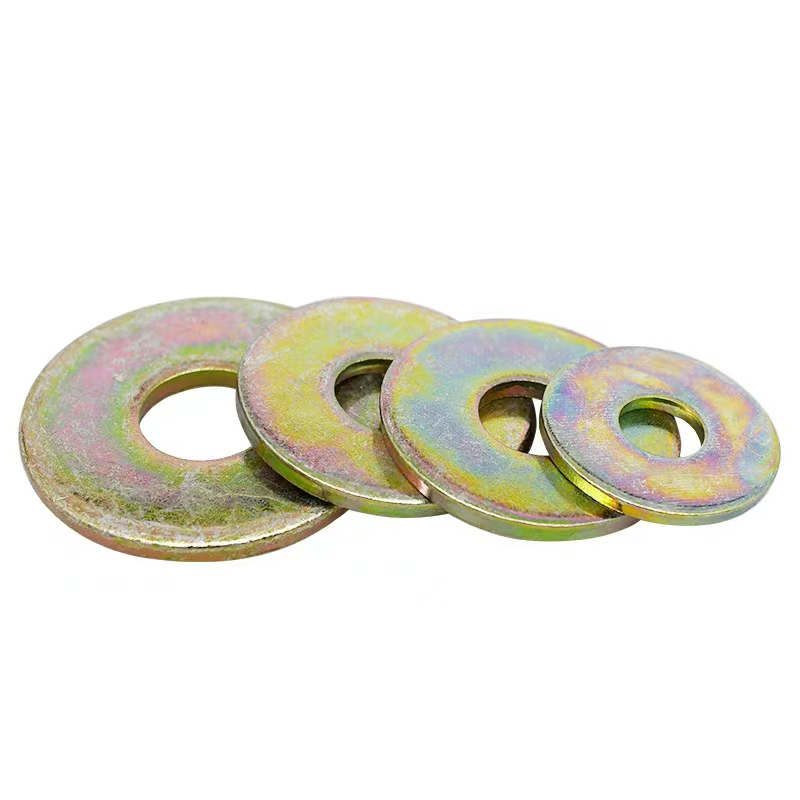 Colored zinc-plated gaskets