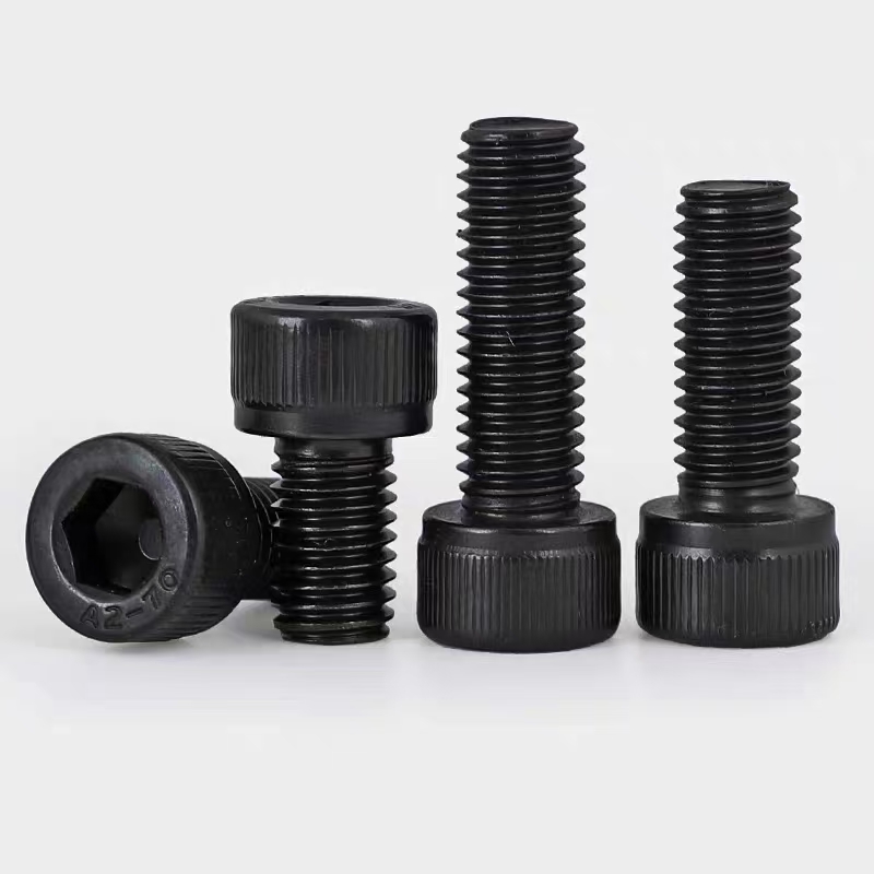 Hexagon socket black zinc-plated bolts