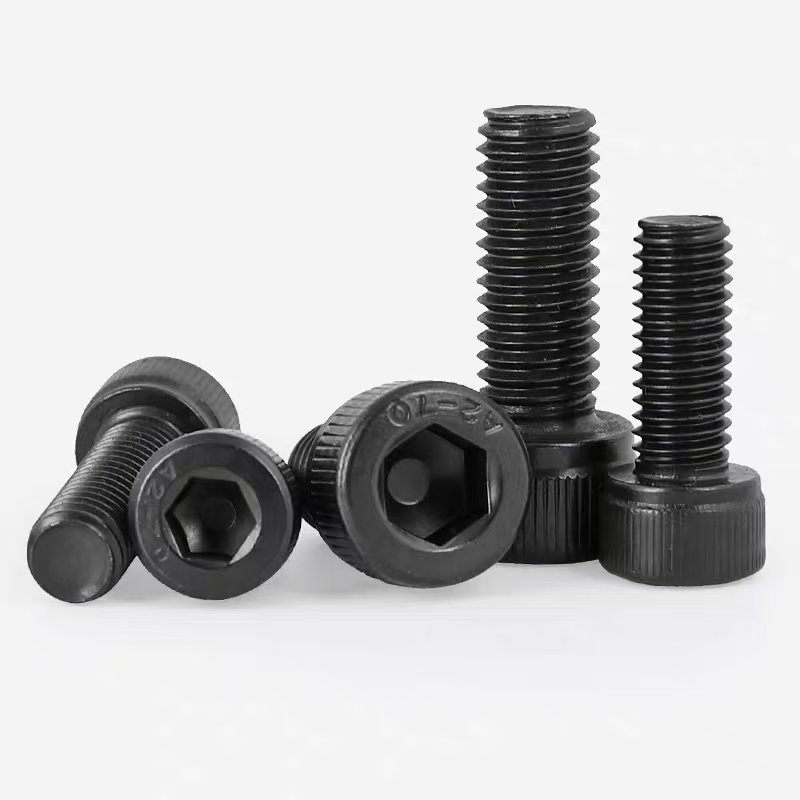 Hexagon socket black zinc-plated bolts